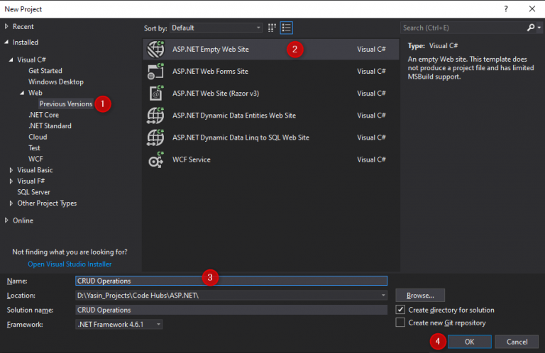 CRUD Operation In ASP.NET – The Code Hubs