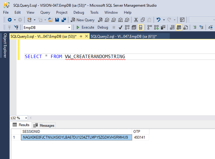 How To Create Random String And OTP Using View In SQL Server The Code 